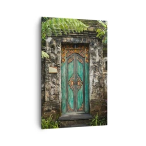 Vászonkép - Ajtó egy egzotikus világba - 80x120 cm