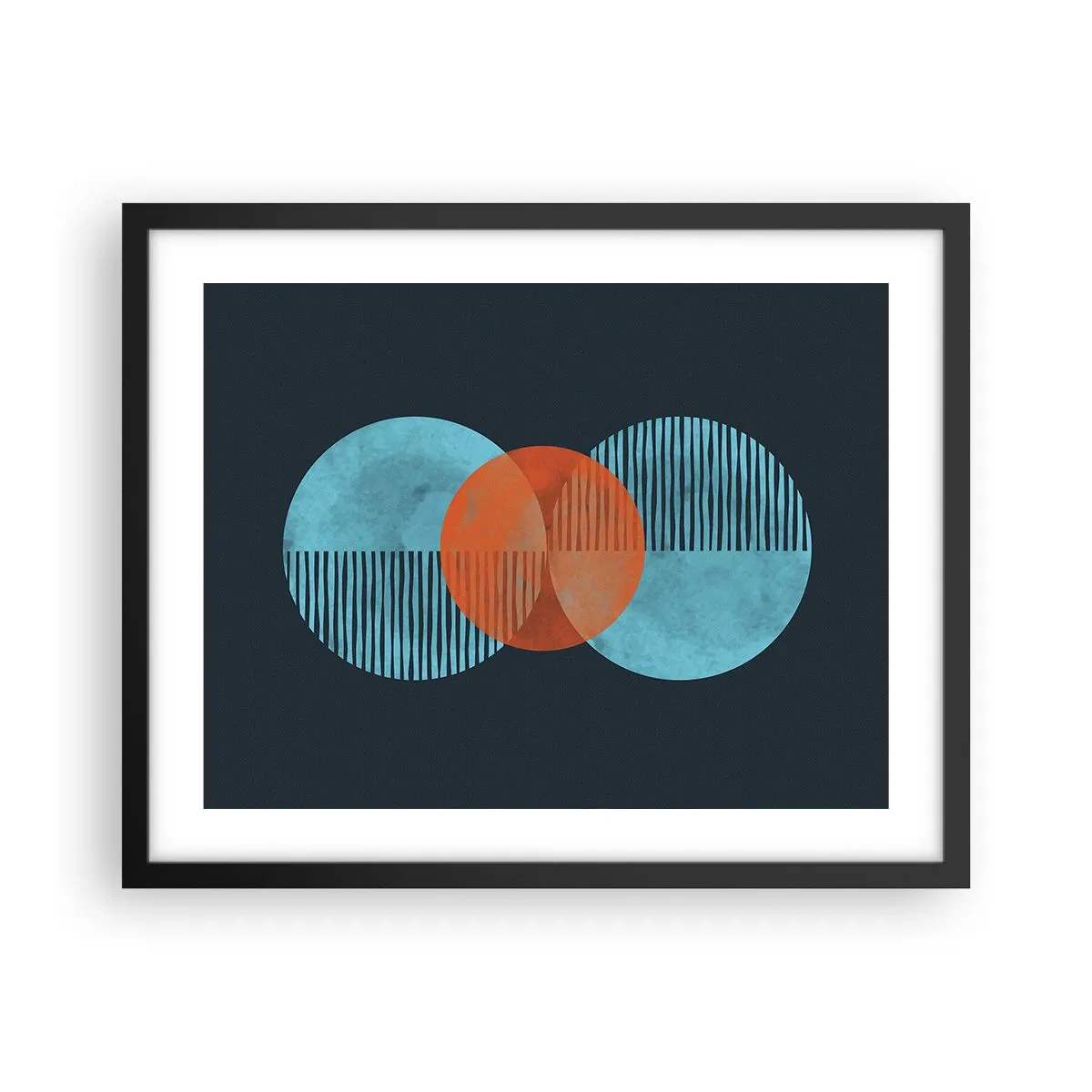 Poszter fehér keretben - Szimmetrikus kompozíció - 50x40 cm