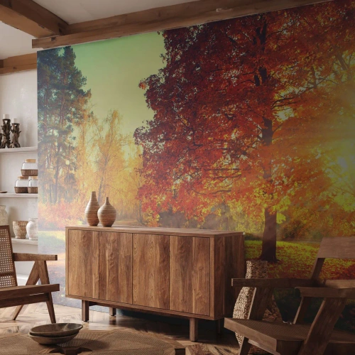 Fotótapéta Premium Sand - A vörös gyönyörű - Tájkép, Park, Természet - 200x140 cm