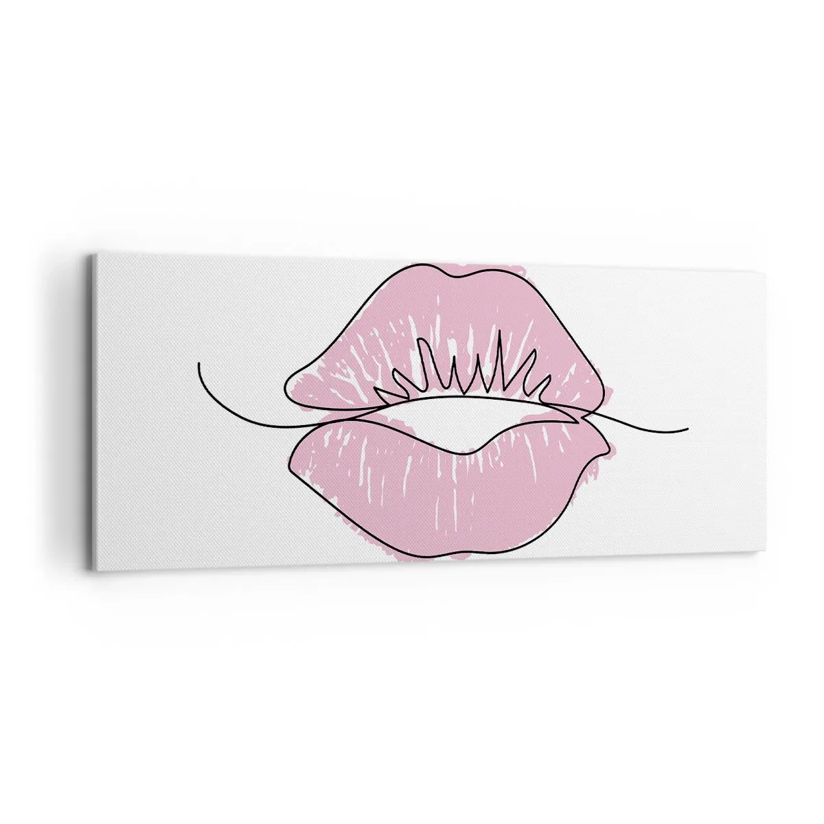 Vászonkép - Készen állsz a csókra? - 100x40 cm