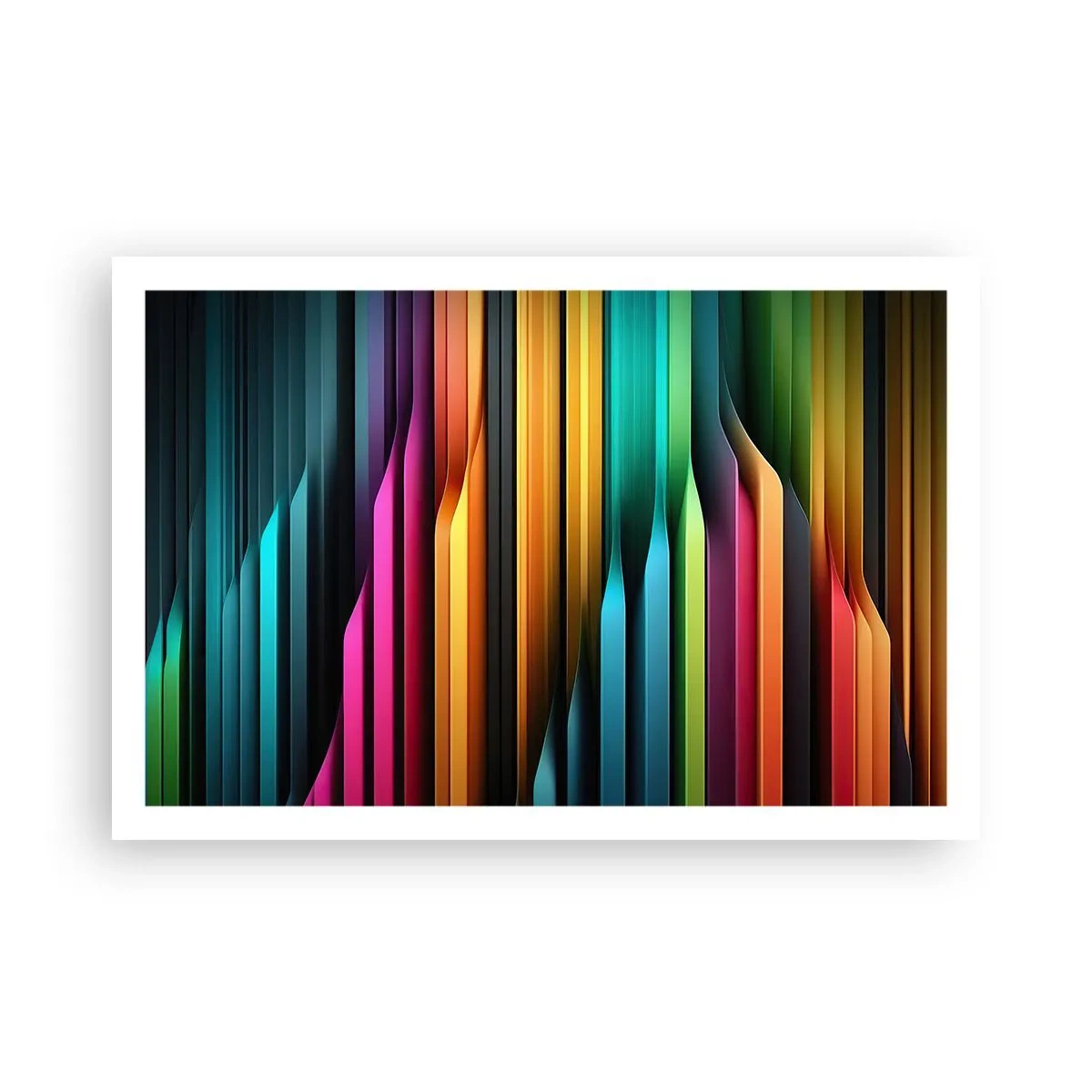 Poszter - Fényorgonák - 91x61 cm