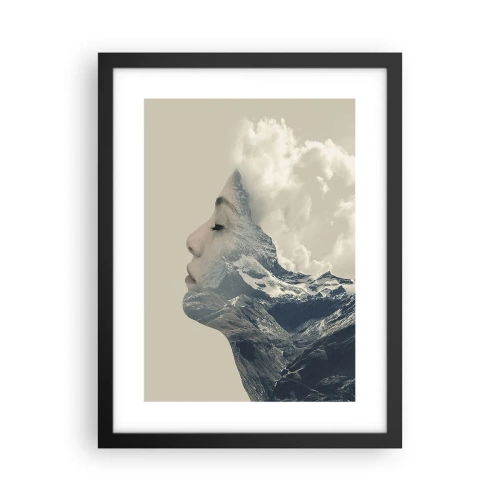 Poszter fehér keretben - Az elemek szépsége - 30x40 cm