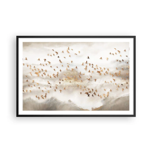 Poszter fehér keretben - Itt az idő... - 91x61 cm