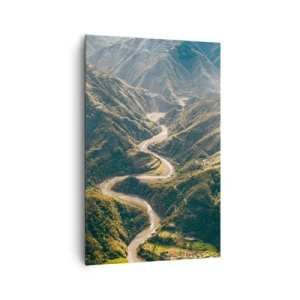 Vászonkép - A hegyek szívéből - 80x120 cm