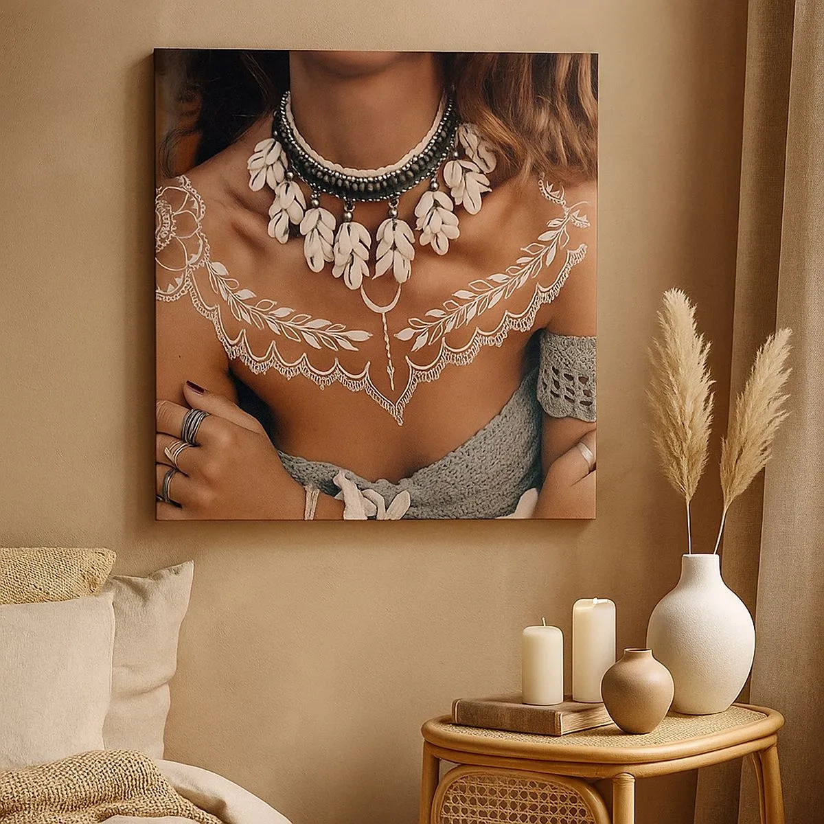 Vászonkép - Talizmánok, a nőiesség rituáléi - 30x30 cm