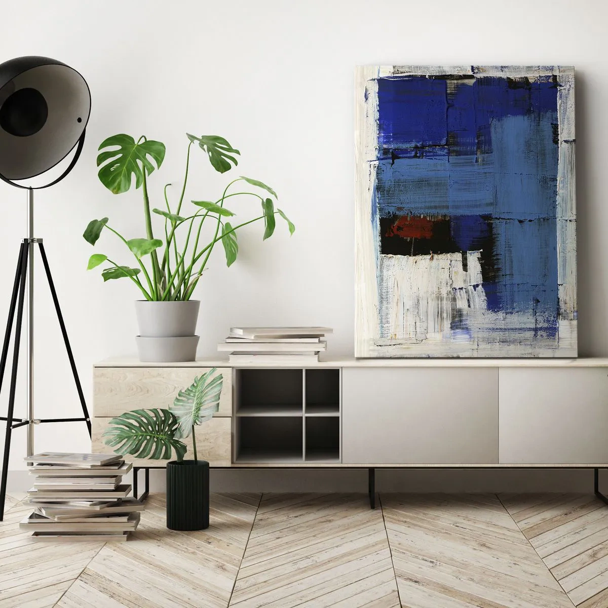 Vászonkép - A kék titka - 50x70 cm
