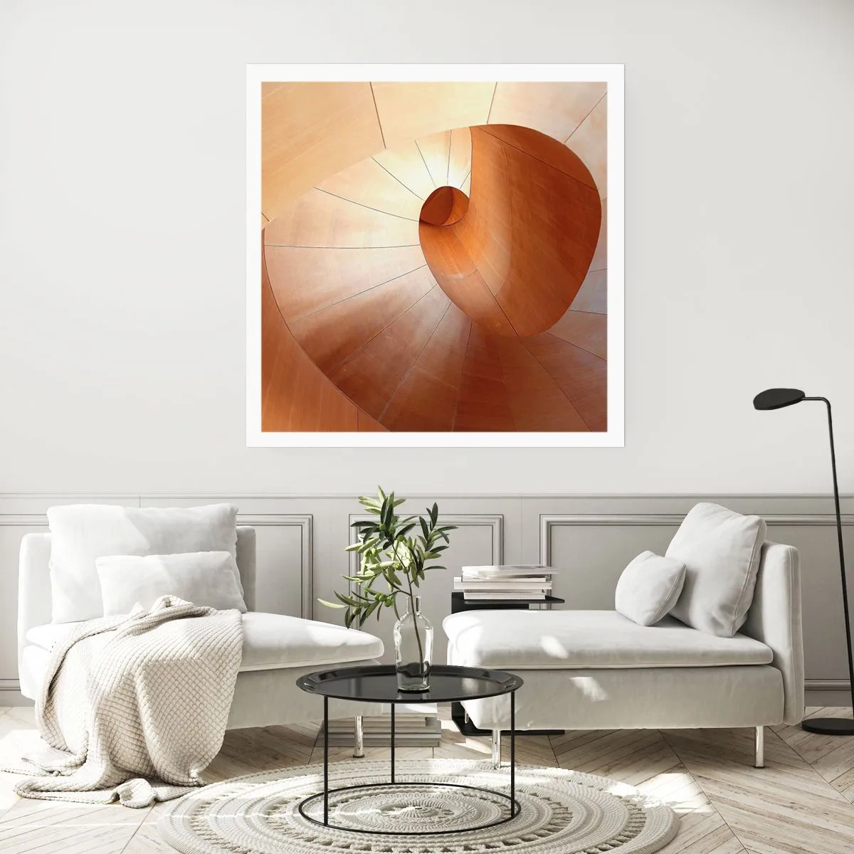 Poszter - Építészeti szerpentin - 60x60 cm