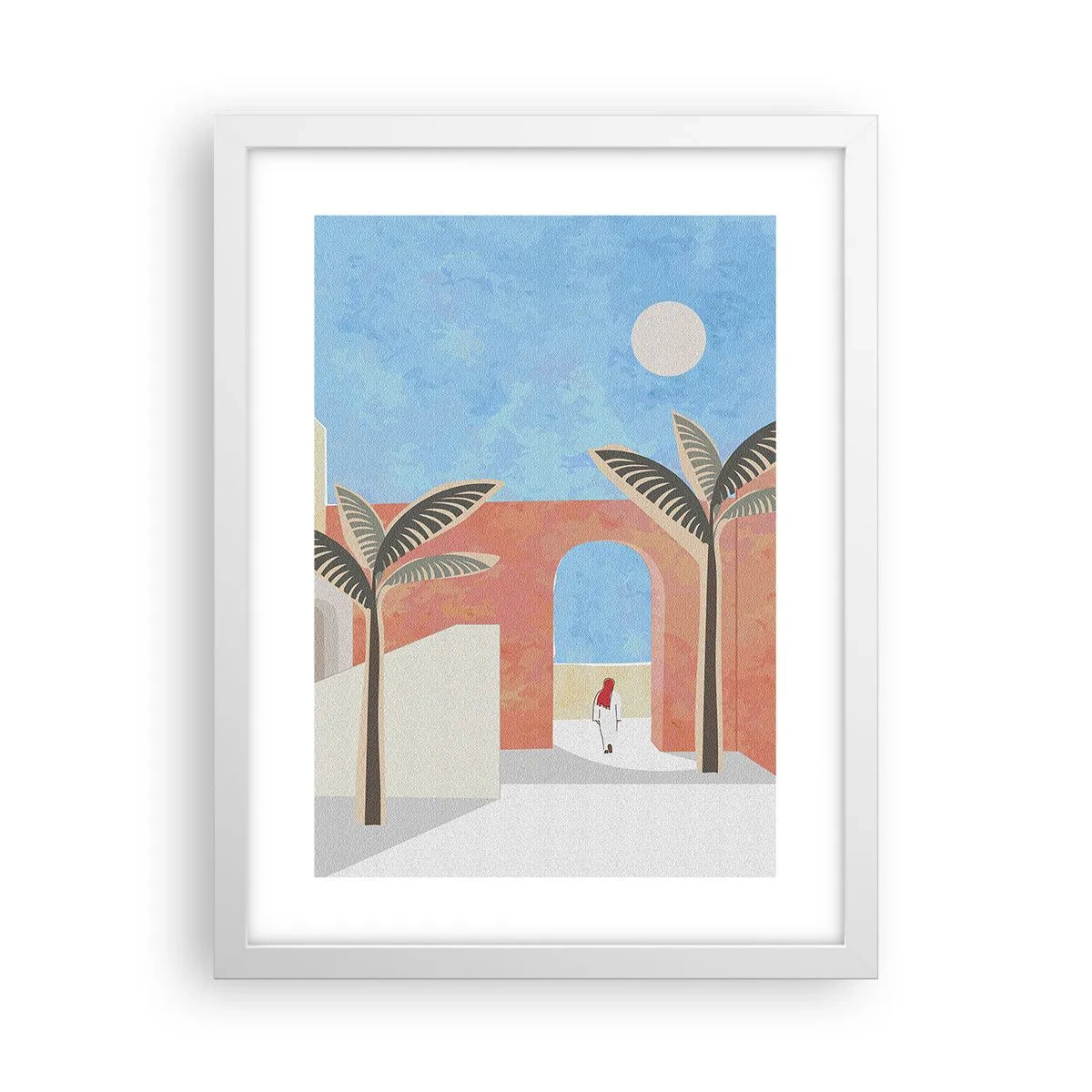 Poszter fekete keretben - Egy arab nap - 30x40 cm