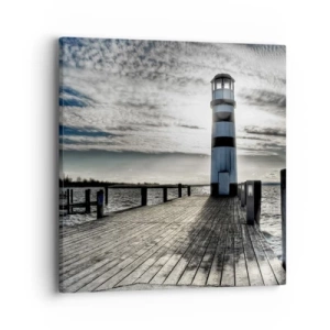 Vászonkép - Tengerészek, várlak benneteket - 40x40 cm