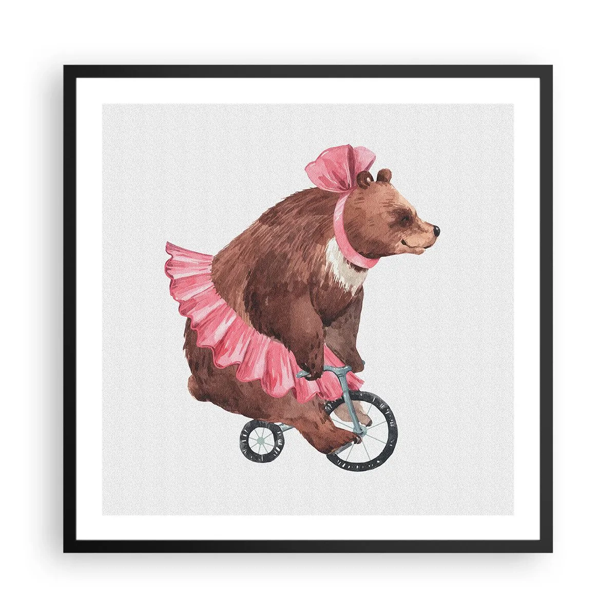 Poszter fehér keretben - Micsoda cirkusz! - 60x60 cm