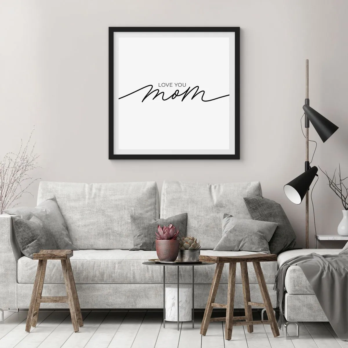 Poszter fehér keretben - Nagy megrázás - 60x60 cm