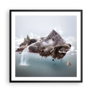 Poszter fehér keretben - Egy szürrealista szemével - 60x60 cm