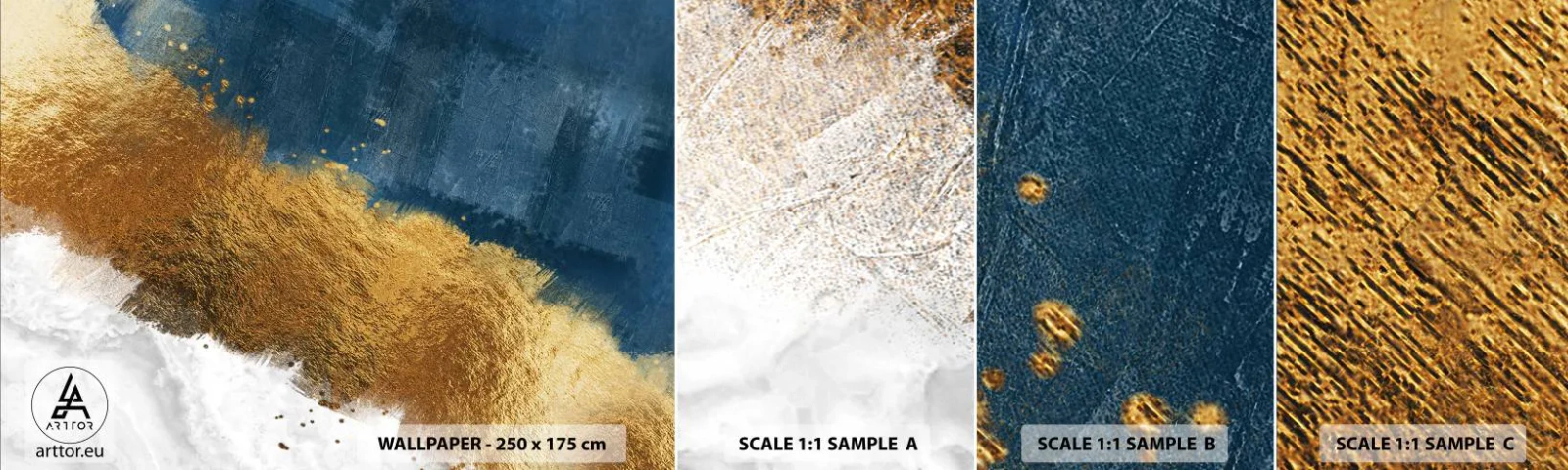 Fotótapéta Minta Öntapadós Deluxe Sticker - A nyár árnyalatai - Art Deco, Darab, Modern - 100x30 cm