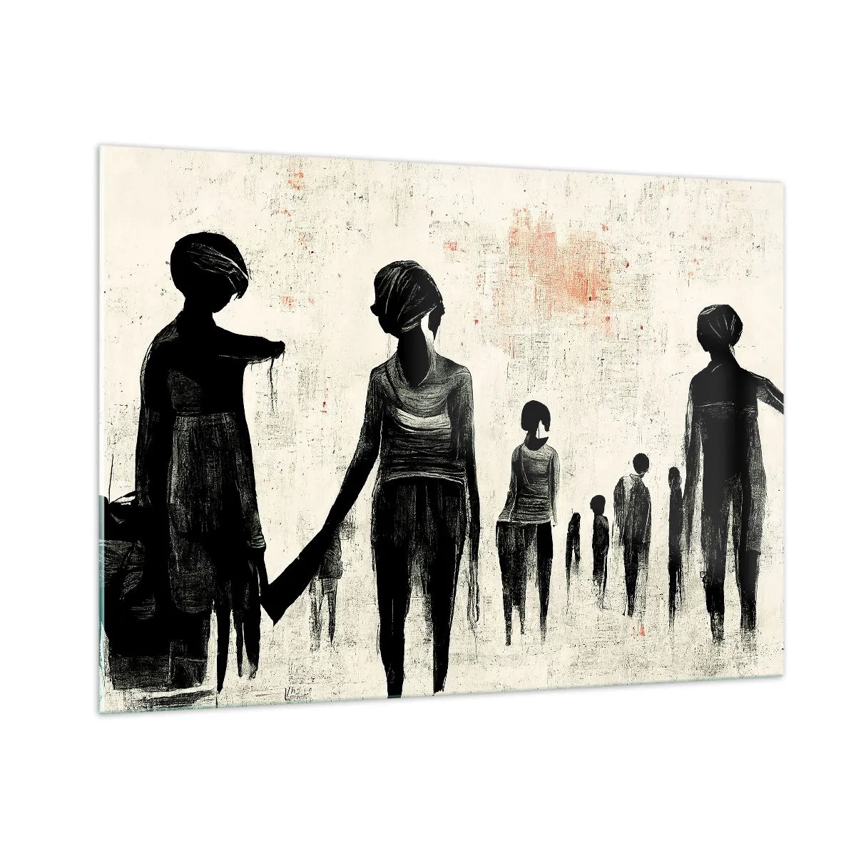 Üveg kép - A magány ellen - 100x70 cm