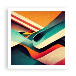 Poszter - Intenzív kompozíció - 60x60 cm