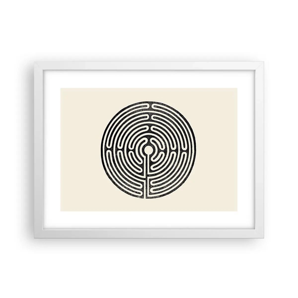 Poszter fekete keretben - Titokzatos rend - 40x30 cm