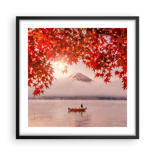 Poszter fehér keretben - Japán hangulatban - 50x50 cm