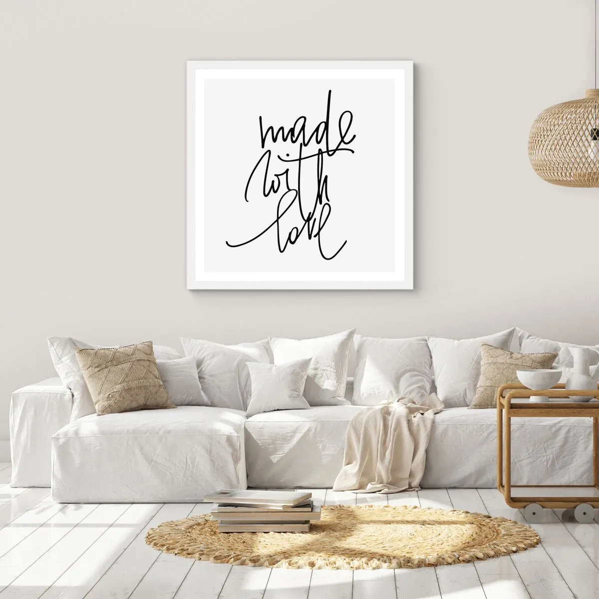 Poszter fekete keretben - A legjobb márka - 30x30 cm