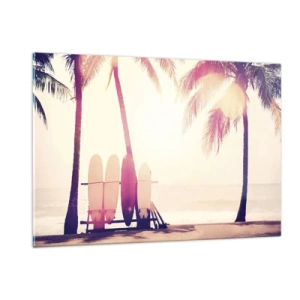 Üveg kép - Ez  remek nap lesz  - 120x80 cm