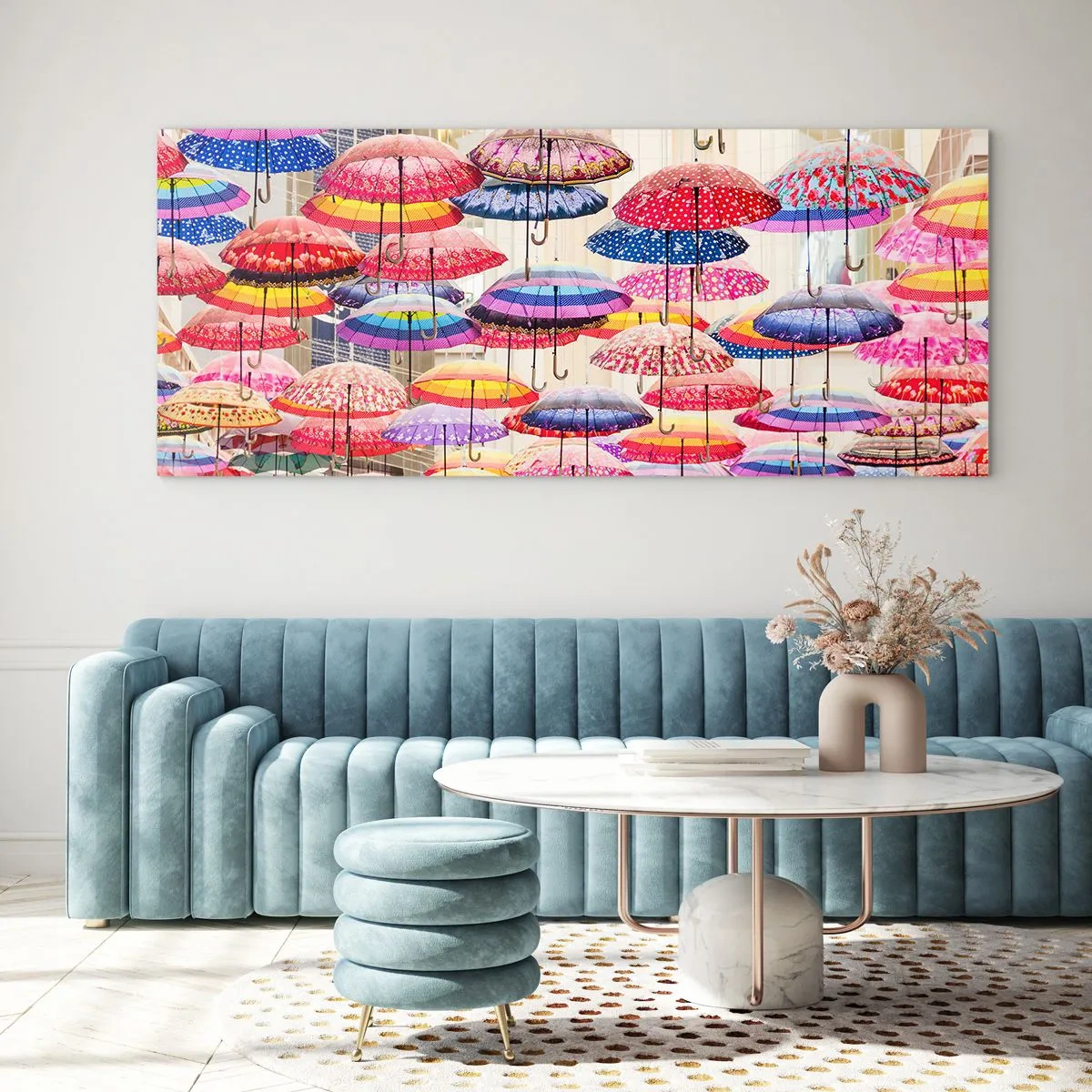 Üveg kép - Városi rét - 100x40 cm