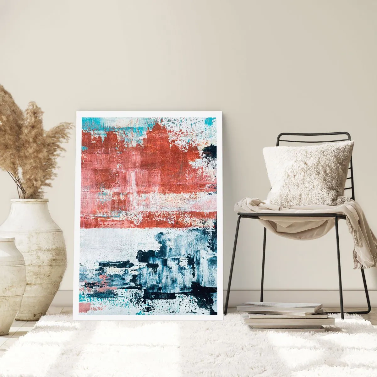 Poszter - Fele-fele absztrakt - 50x70 cm