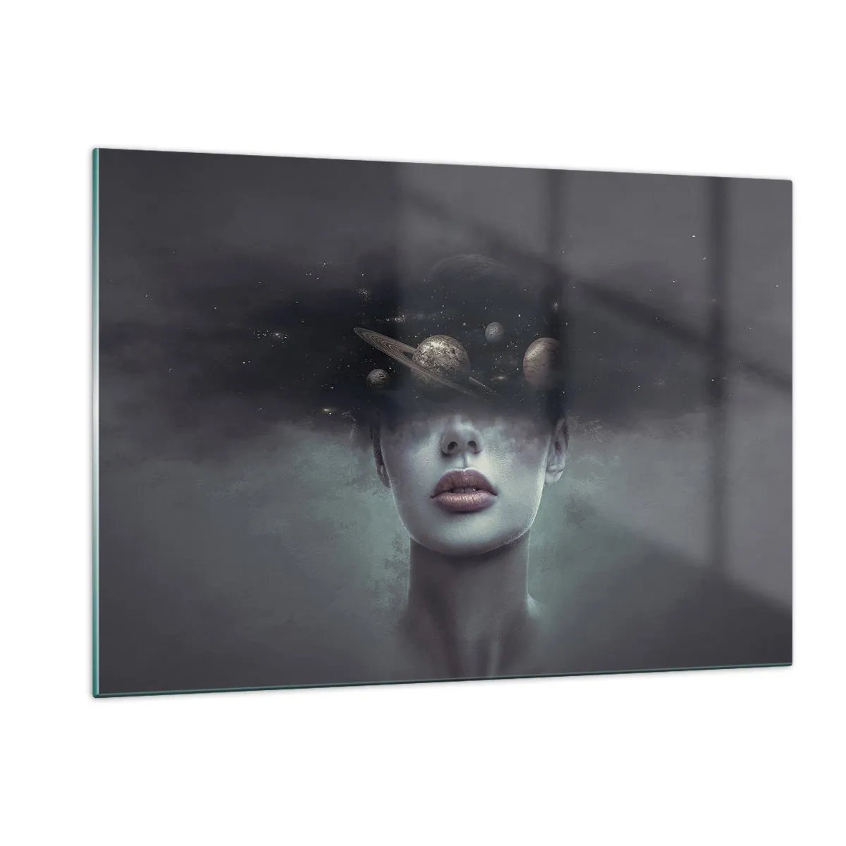 Üveg kép - És a bolygók megvadulnak... - 120x80 cm
