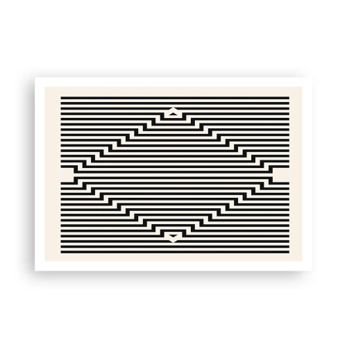 Poszter - Geometrikus illúzió - 100x70 cm