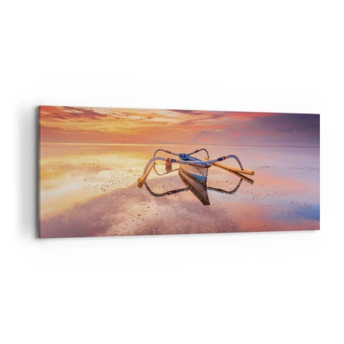 Vászonkép - Egy trópusi este nyugalma - 120x50 cm