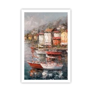 Poszter - Romantikus kikötő - 61x91 cm
