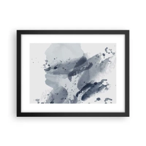 Poszter fehér keretben - A víz természetének tanulmánya  - 40x30 cm