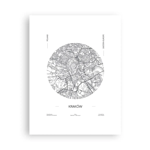 Poszter - Krakkó anatómiája - 30x40 cm