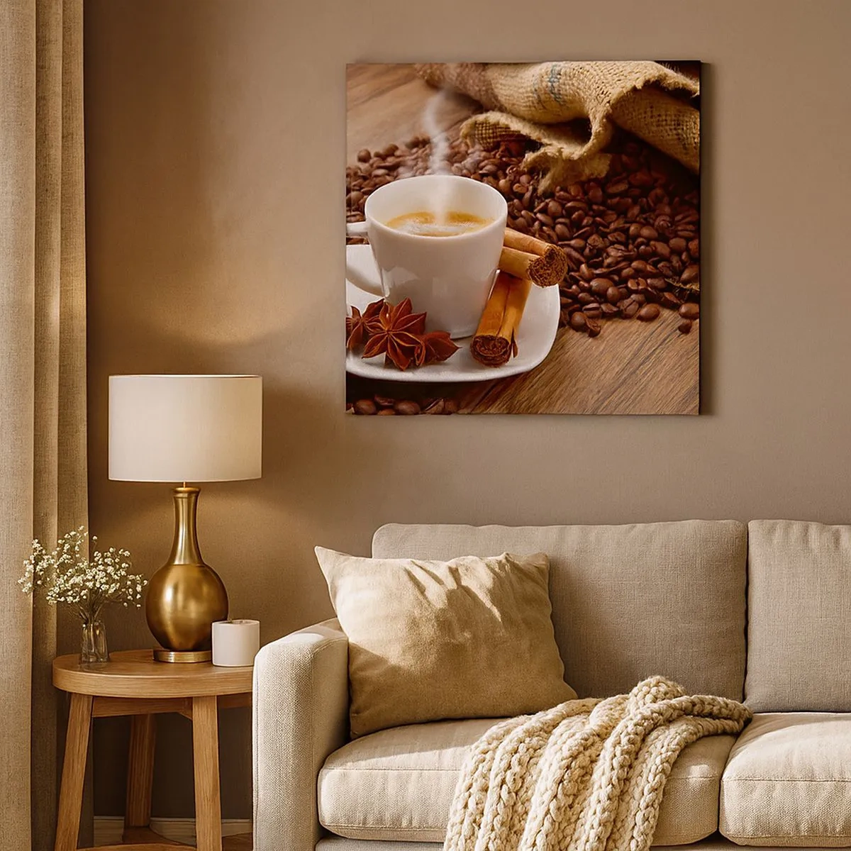 Vászonkép - Fűszeres íz és illat - 30x30 cm