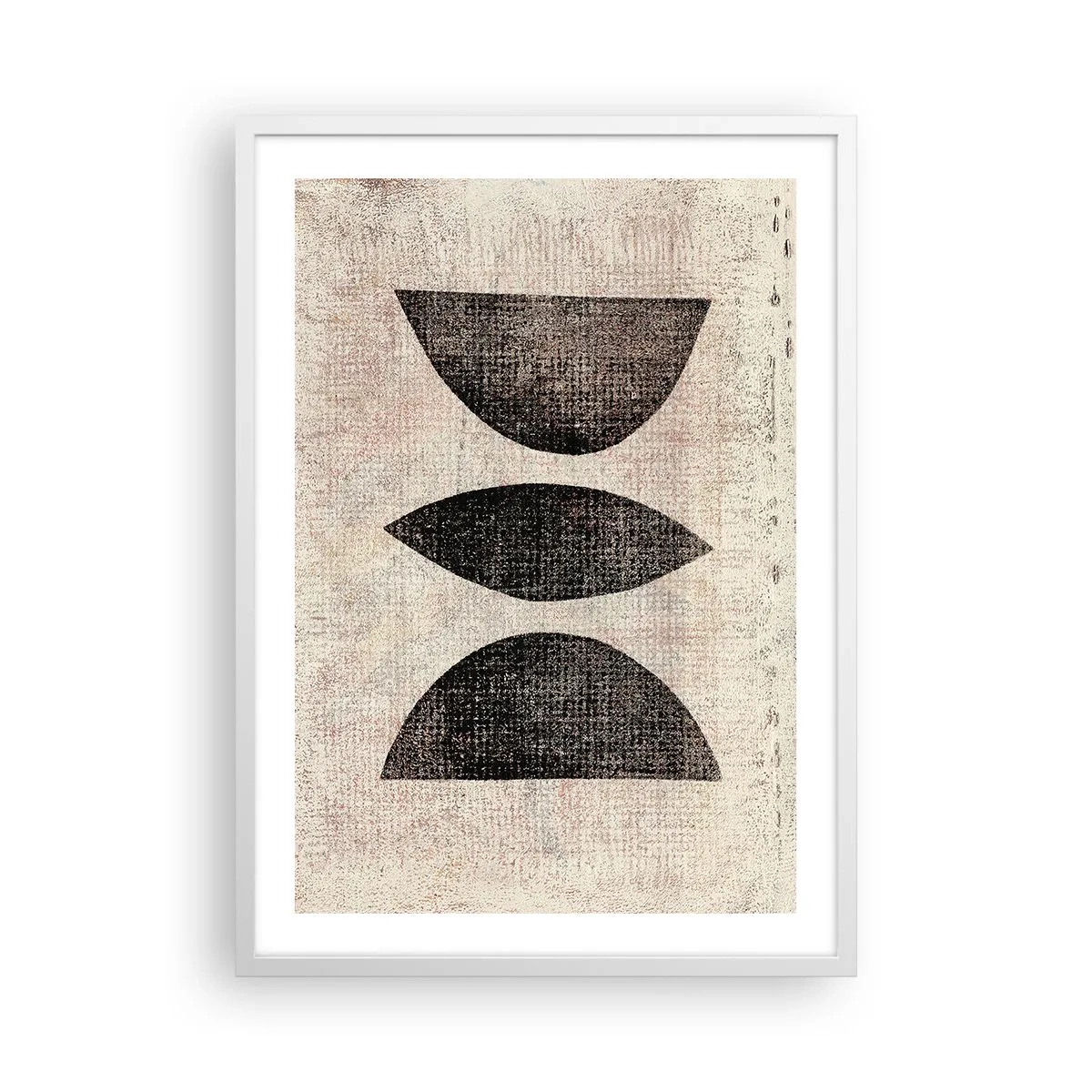 Poszter fekete keretben - Etnikai absztrakció - 50x70 cm