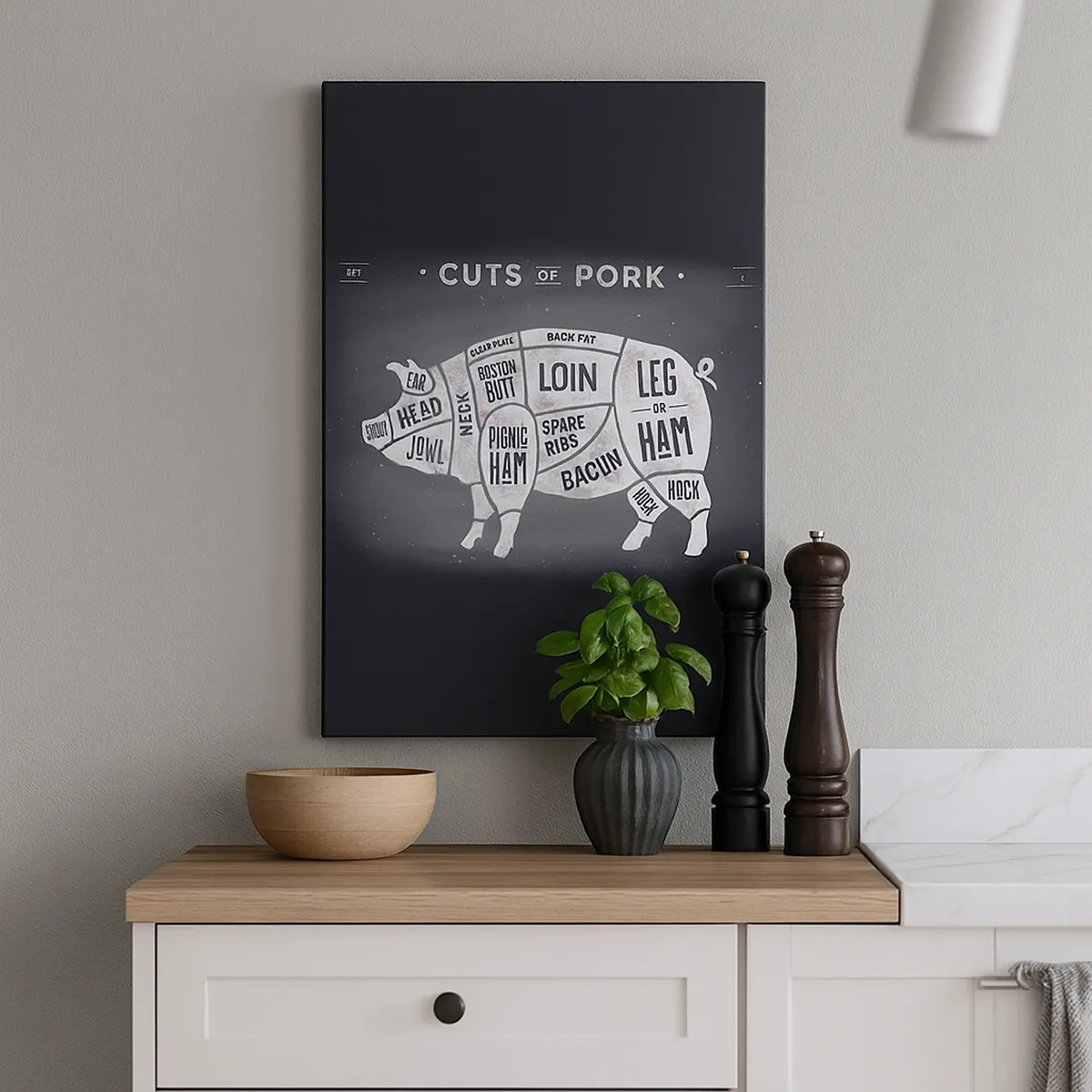 Vászonkép - Mészáros ábécéskönyve - 50x70 cm