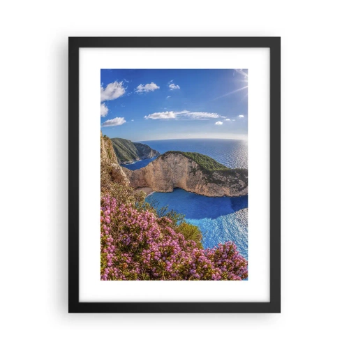 Poszter fehér keretben - Nagyszerű görög nyaralásom - 30x40 cm