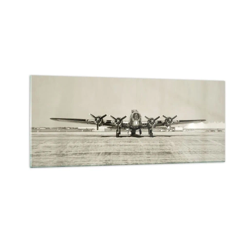 Üveg kép - Mint mindig készen - 100x40 cm