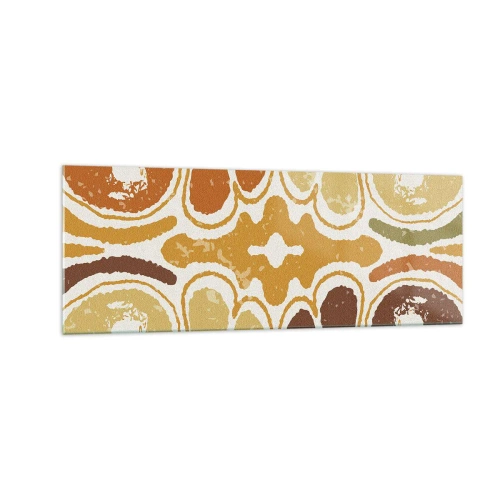 Üveg kép - Érzelmes absztrakció - 140x50 cm