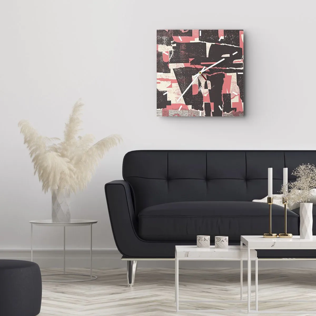 Falióra, Óra - Minden nyüzsgés és nyüzsgés - 40x40 cm