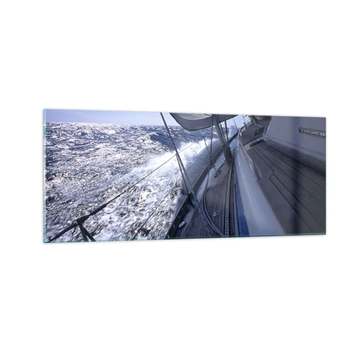 Üveg kép - Tudom, mit jelent madárnak lenni - 100x40 cm