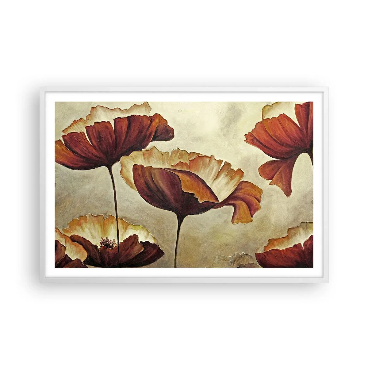 Poszter fekete keretben - Rét - 91x61 cm