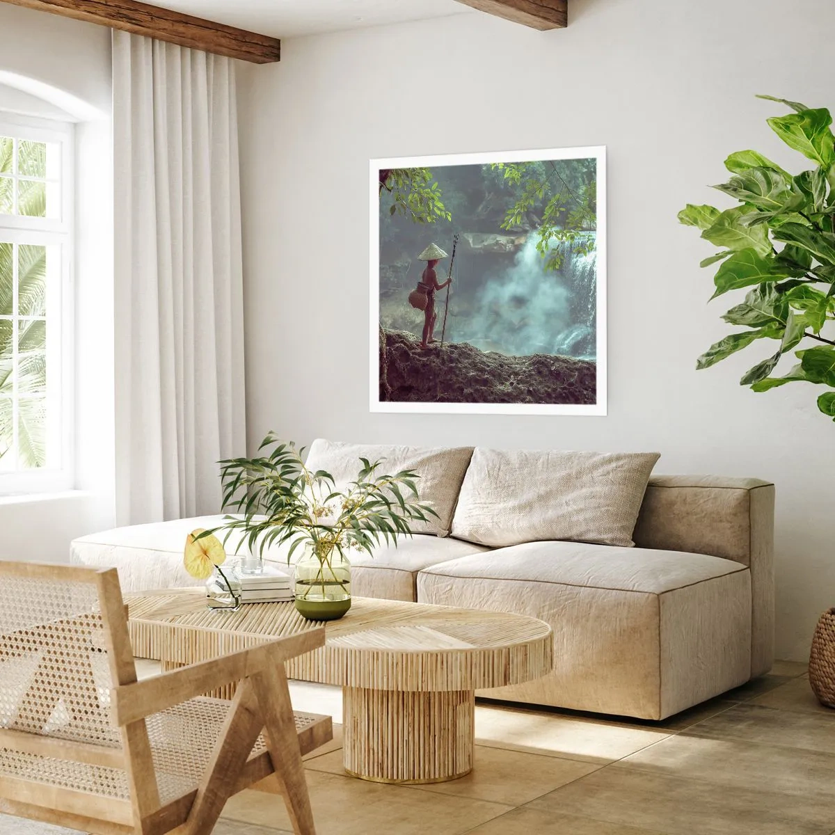 Poszter - Barátságban a természettel - 60x60 cm