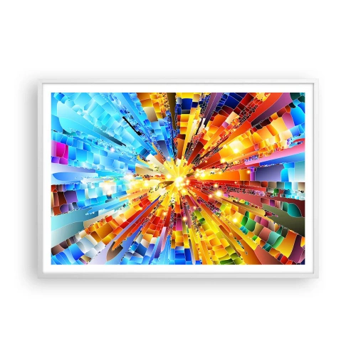 Poszter fekete keretben - In medias res - 100x70 cm