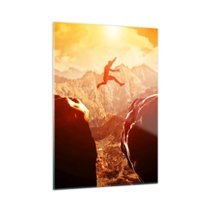 Üveg kép - Átlépve a határokat - 50x70 cm