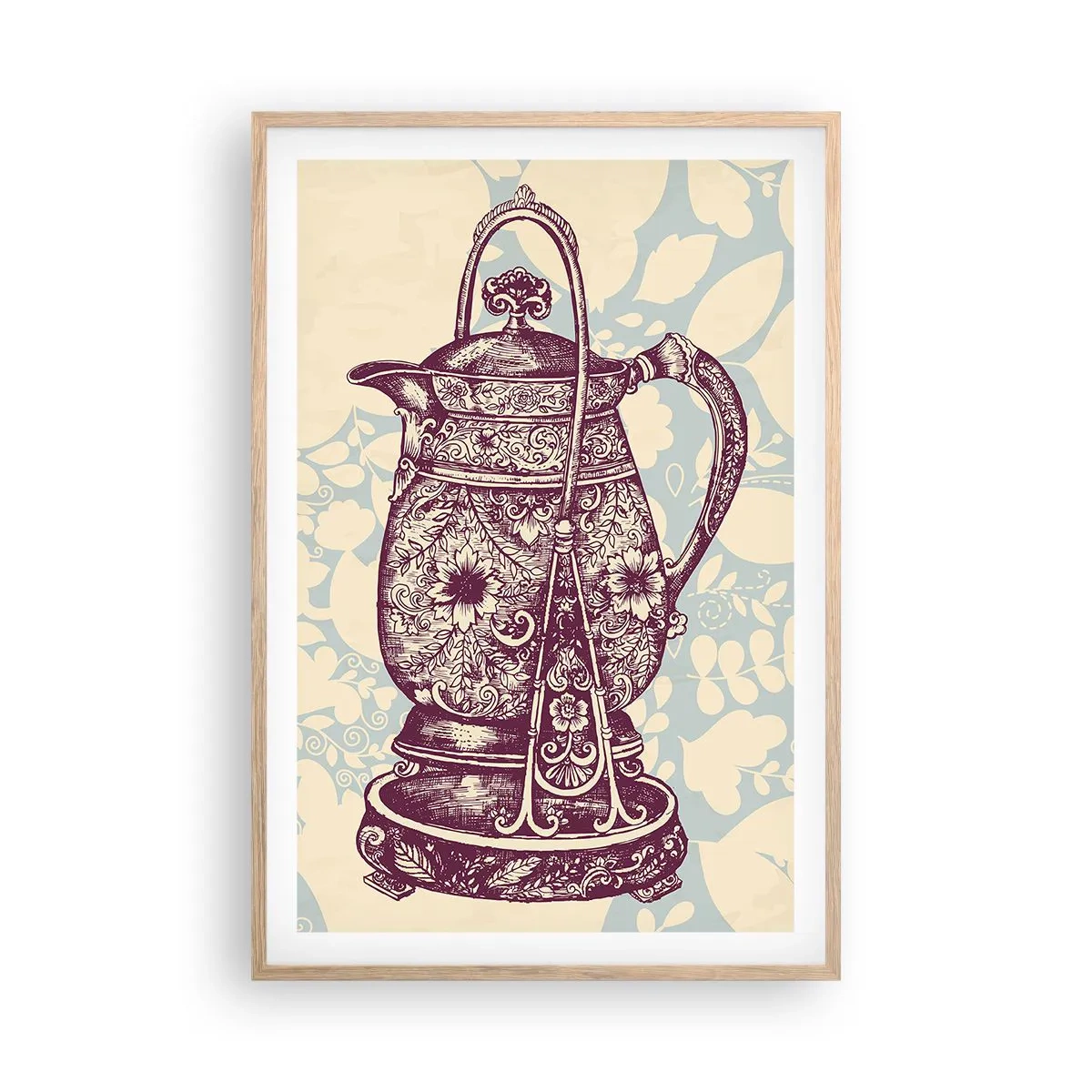 Poszter világos tölgy keretben - A mindennapi élet szépsége - 61x91 cm