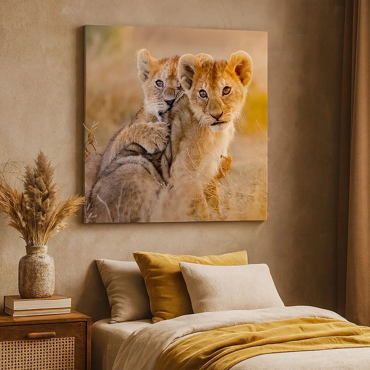 Vászonkép - Ne zavarni! Szórakozunk - 30x30 cm