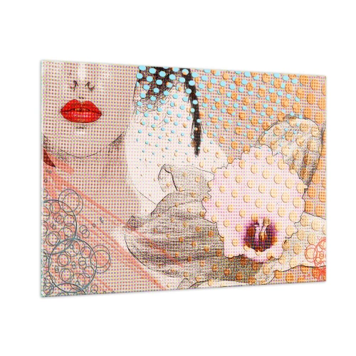 Üveg kép - Képregényes heroin - 100x70 cm