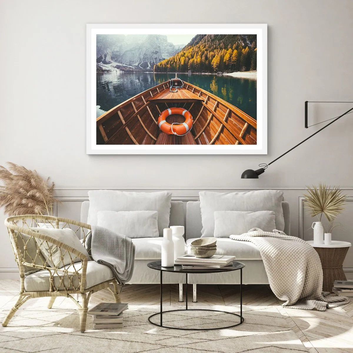 Poszter fekete keretben - Hegyi kirándulás - 50x40 cm