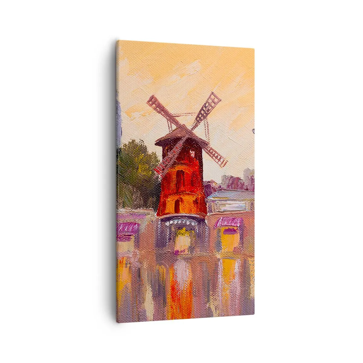 Vászonkép - Párizsi ikonok - Moulin Rouge - 55x100 cm