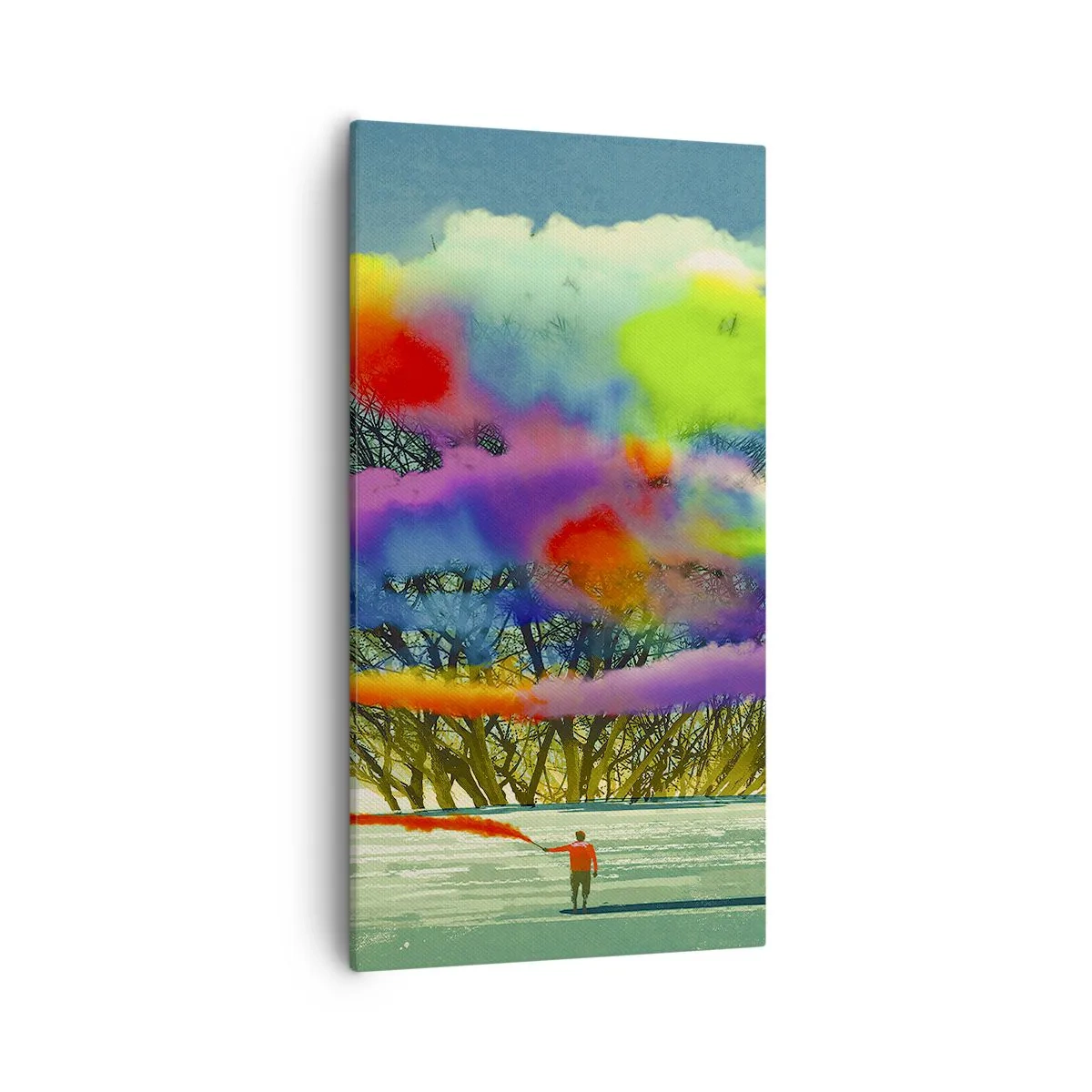 Vászonkép - Keltsd életre ezt a világot - 55x100 cm