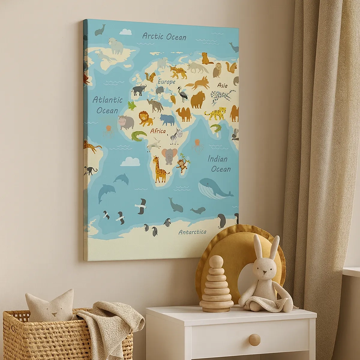 Vászonkép - Jó szomszédok - 50x70 cm